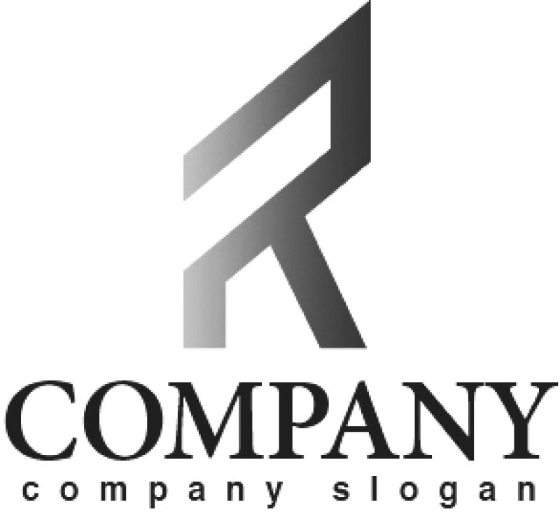 画像4: R・上昇・グラデーション・アルファベットロゴ・マークデザイン1576 (4)