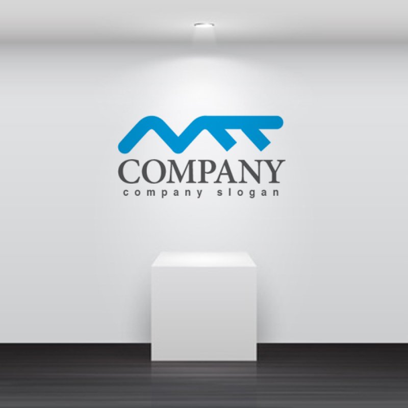 画像2: M・山・T・線・アルファベット・ロゴ・マークデザイン1584 (2)