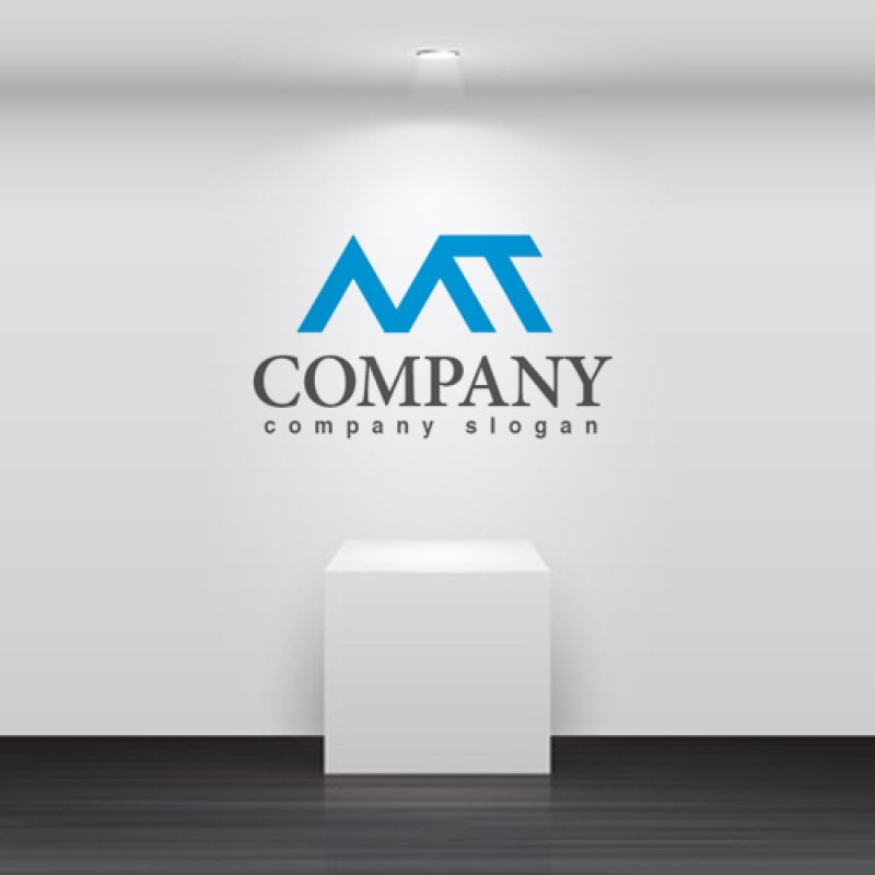 画像2: M・三角・T・上昇・アルファベット・ロゴ・マークデザイン1588 (2)
