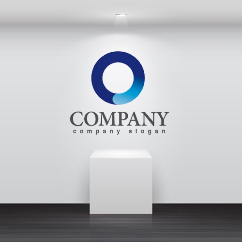 画像2: O・輪・循環・グラデーション・ロゴ・マークデザイン1607 (2)