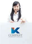 画像3: K・三角・V・上昇・グラデーション・ロゴ・マークデザイン1629 (3)