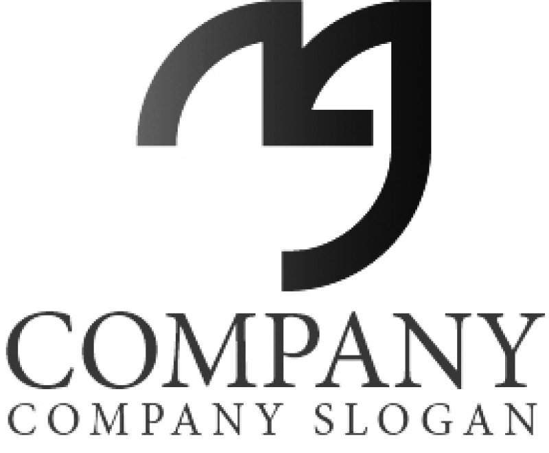 画像4: M・g・葉・波・グラデーション・ロゴ・マークデザイン1661 (4)