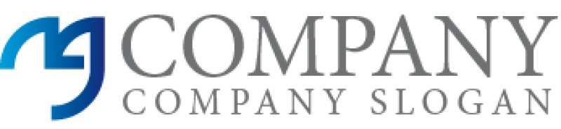 画像5: M・g・葉・波・グラデーション・ロゴ・マークデザイン1661 (5)