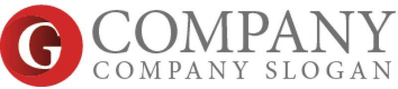 画像5: G・球・輪・グラデーション・アルファベットロゴ・マークデザイン1672 (5)