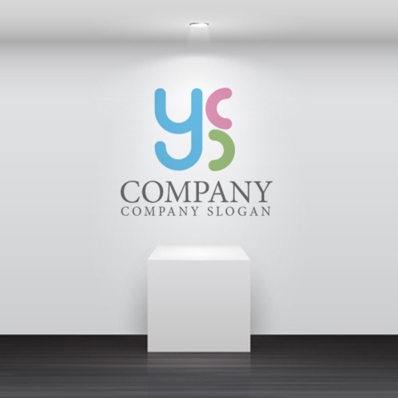 画像2: Y・S・C・線・アルファベット・ロゴ・マークデザイン1698 (2)