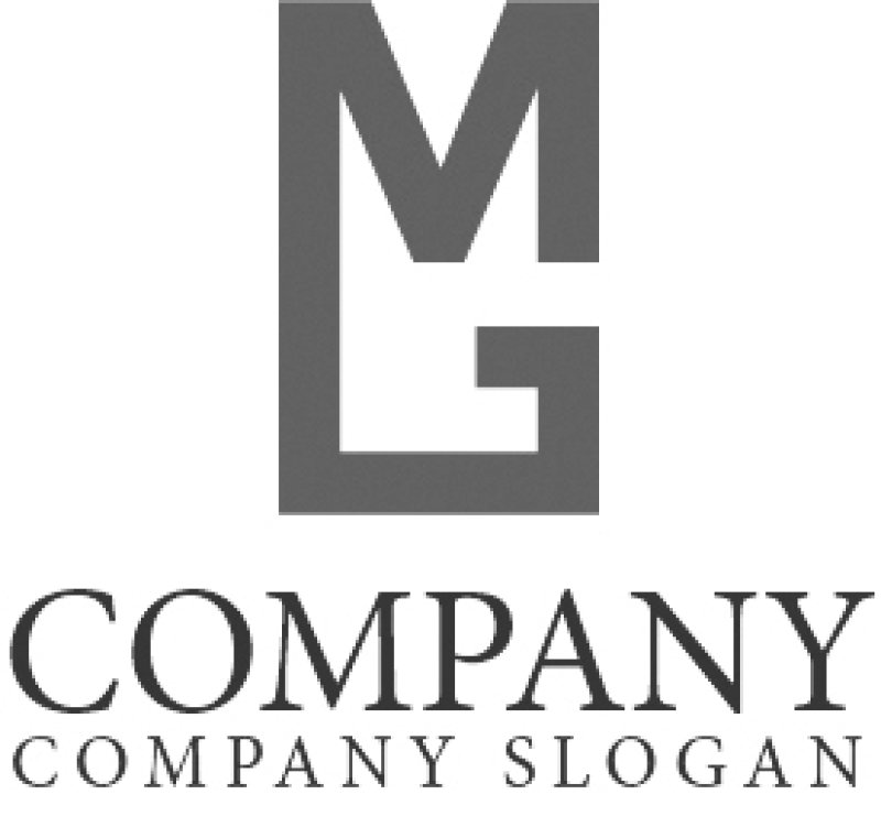 画像4: M・G・線・アルファベット・ロゴ・マークデザイン1709 (4)