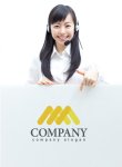 画像3: m・山・線・アルファベットロゴ・マークデザイン1735 (3)