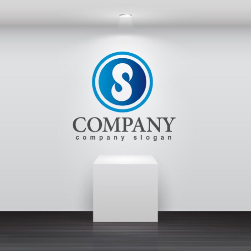 画像2: S・曲線・輪・アルファベット・グラデーション・ロゴ・マークデザイン1763 (2)