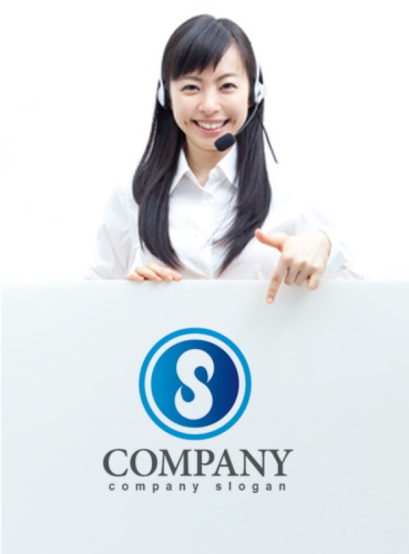 画像3: S・曲線・輪・アルファベット・グラデーション・ロゴ・マークデザイン1763 (3)