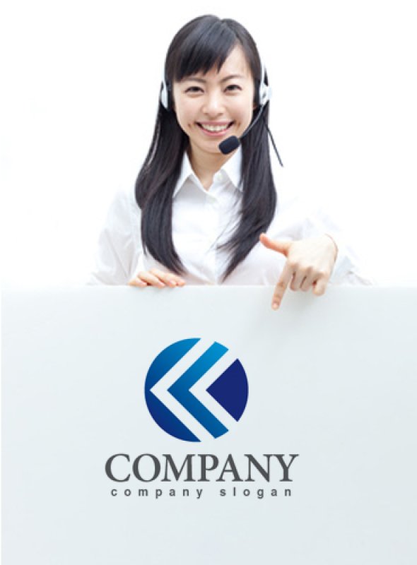 画像3: K・縞・丸・拡大・アルファベット・グラデーション・ロゴ・マークデザイン1779 (3)