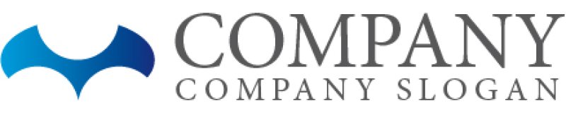 画像5: m・コウモリ・羽・アルファベット・グラデーション・ロゴ・マークデザイン1782 (5)