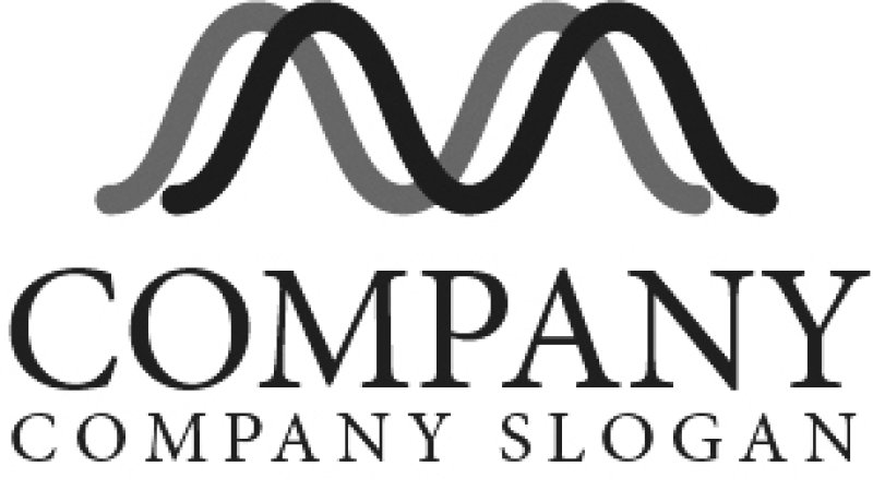 画像4: m・曲線・波・波動・アルファベット・ロゴ・マークデザイン1786 (4)