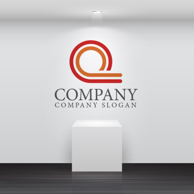 画像2: Q・線・輪・線路・アルファベット・ロゴ・マークデザイン1796 (2)