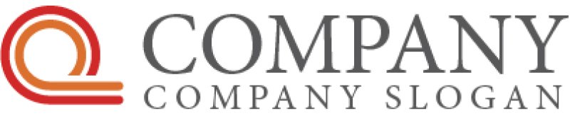 画像5: Q・線・輪・線路・アルファベット・ロゴ・マークデザイン1796 (5)