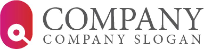 画像5: Q・カプセル・虫眼鏡・アルファベット・ロゴ・マークデザイン1797 (5)