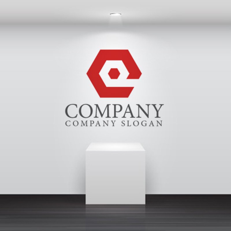 画像2: Q・六角形・ボルト・アルファベット・ロゴ・マークデザイン1799 (2)