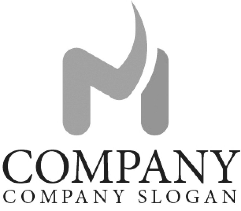 画像4: M・跳ね・V・アルファベット・ロゴ・マークデザイン1805 (4)