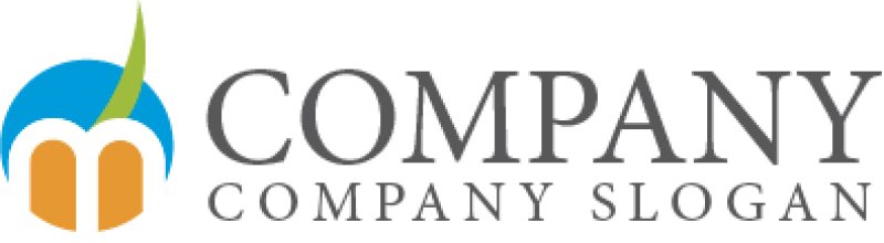 画像5: M・輪・曲線・成長・アルファベット・ロゴ・マークデザイン1807 (5)