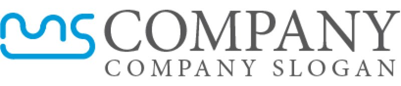 画像5: m・S・線・波・アルファベット・ロゴ・マークデザイン1812 (5)