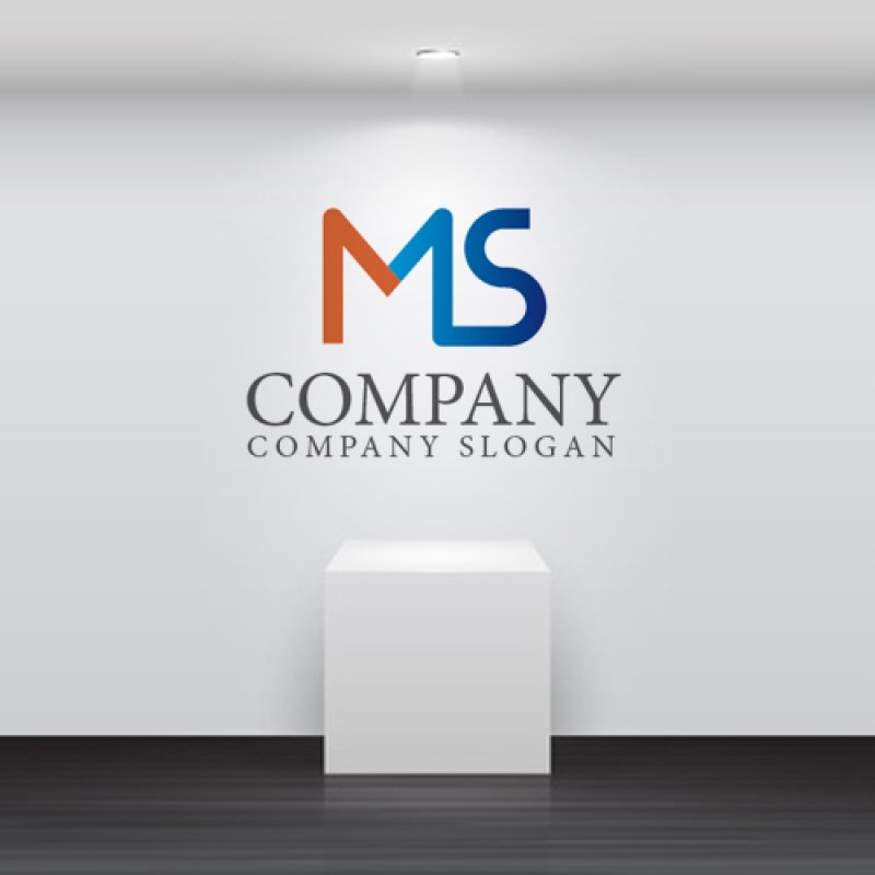 画像2: M・道・S・アルファベット・ロゴ・マークデザイン1813 (2)