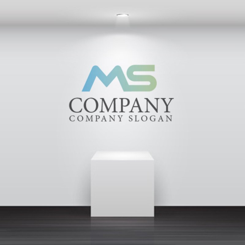 画像2: S・M・山・アルファベット・ロゴ・マークデザイン1816 (2)