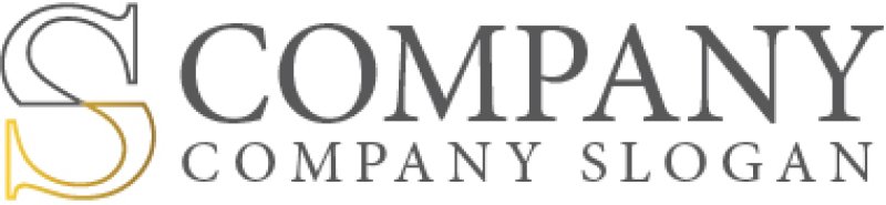 画像5: S・シルバー・ゴルード・アルファベット・ロゴ・マークデザイン1825 (5)