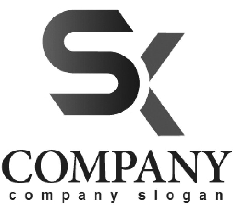 画像4: S・K・曲線・アルファベット・ロゴ・マークデザイン1841 (4)