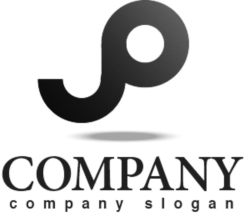 画像4: U・P・J・アルファベット・グラデーション・ロゴ・マークデザイン1864 (4)