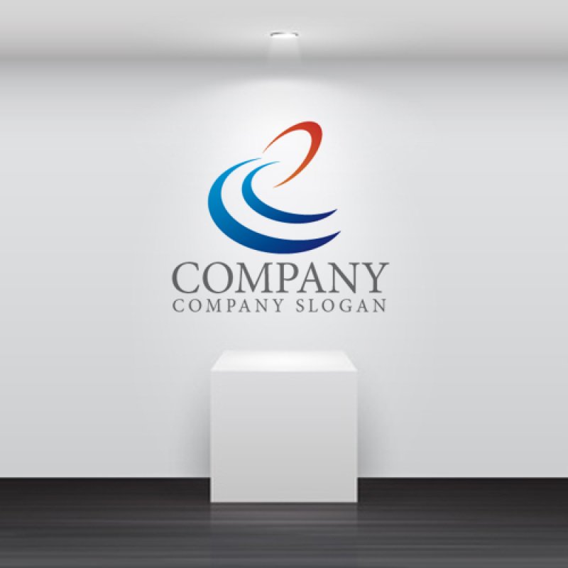 画像2: P・輪・宇宙・アルファベット・ロゴ・マークデザイン1873 (2)