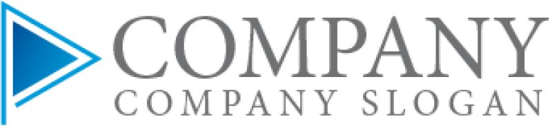 画像5: P・ 三角・旗・アルファベット・グラデーション・ロゴ・マークデザイン1878 (5)