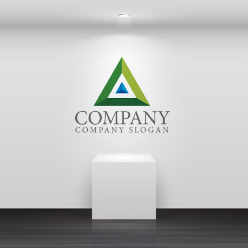 画像2: A・三角・ピラミッド・アルファベット・ロゴ・マークデザイン1880 (2)