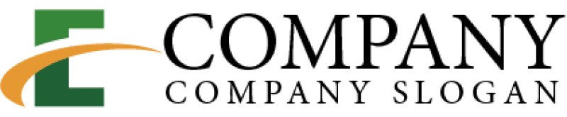 画像5: E・曲線・上昇・アルファベット・ロゴ・マークデザイン1912 (5)