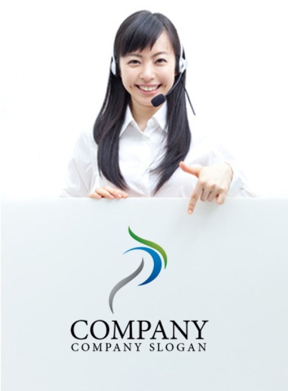 画像3: P・曲線・上昇・アルファベット・ロゴ・マークデザイン1917 (3)