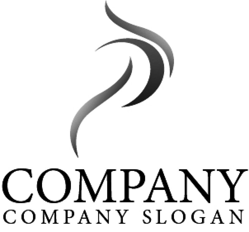 画像4: P・曲線・上昇・アルファベット・ロゴ・マークデザイン1917 (4)