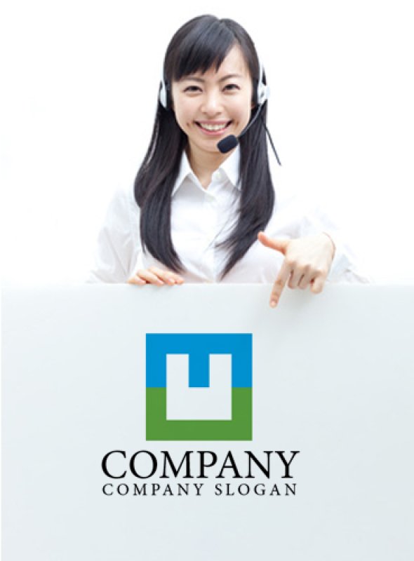 画像3: m・u・四角・凹・アルファベット・ロゴ・マークデザイン1955 (3)