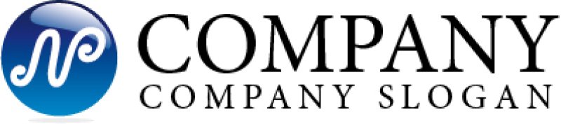 画像5: N・ 球・アルファベット・グラデーション・ロゴ・マークデザイン1968 (5)