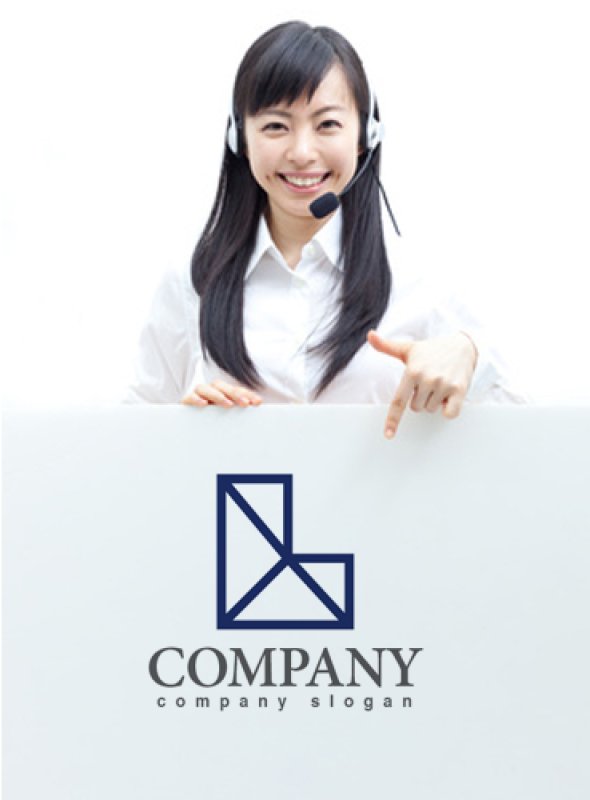 画像3: L・骨組み・ビル・アルファベット・ロゴ・マークデザイン1989 (3)