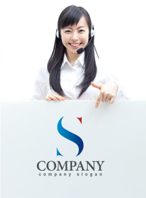 画像3: S・ 曲線・アルファベット・グラデーション・ロゴ・マークデザイン1998 (3)