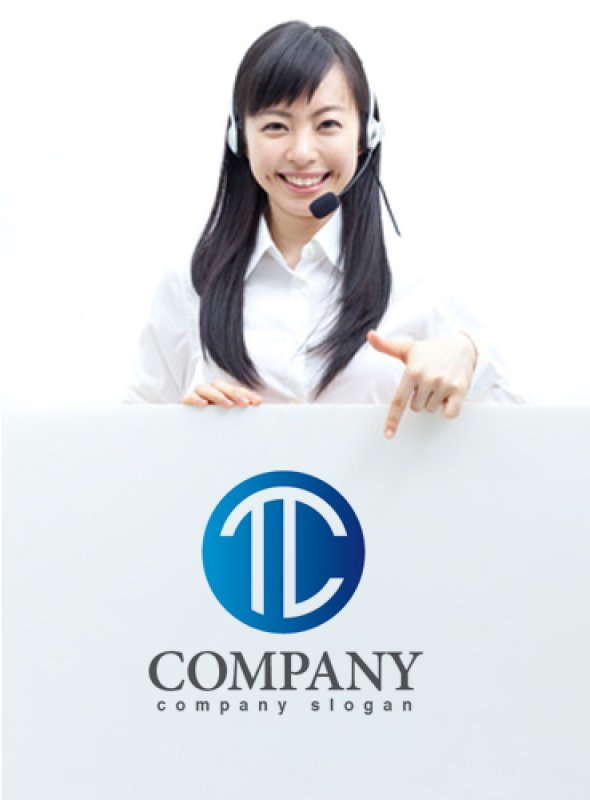 画像3: T・ C・輪・線・アルファベット・グラデーション・ロゴ・マークデザイン2015 (3)