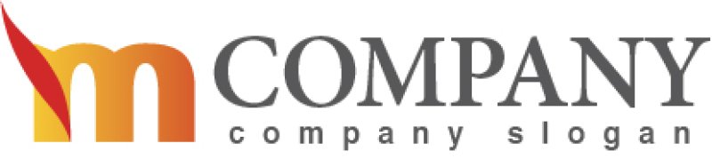 画像5: m・曲線・羽・アルファベット・ロゴ・マークデザイン2033 (5)