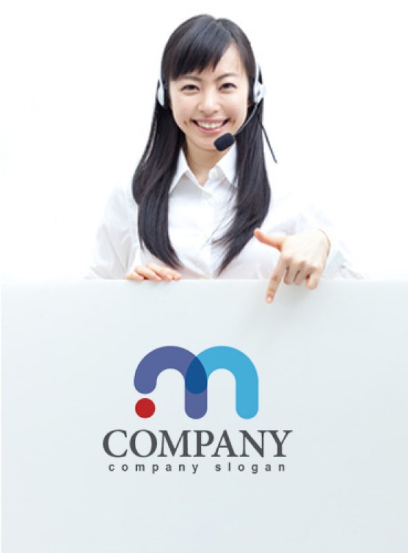 画像3: m・線・バウンド・アルファベット・ロゴ・マークデザイン2034 (3)