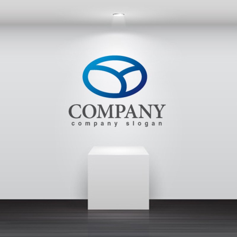 画像2: Y・楕円・曲線・アルファベット・グラデーション・ロゴ・マークデザイン2048 (2)