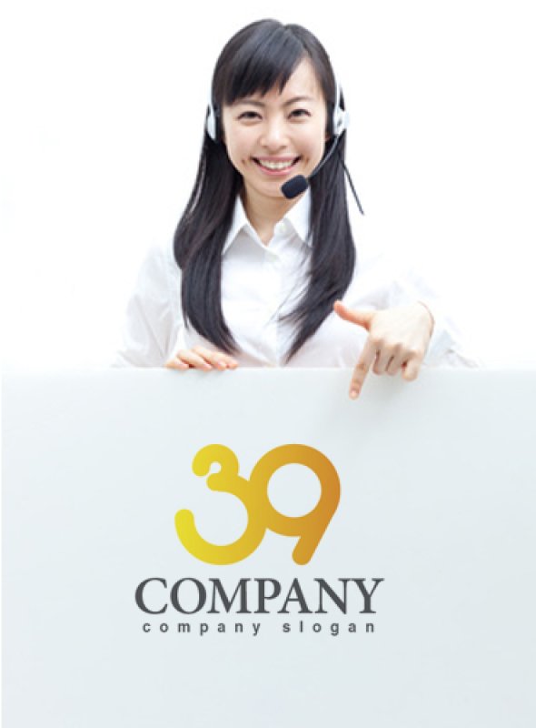 画像3: 3・9・数字・ロゴ・マークデザイン2064 (3)