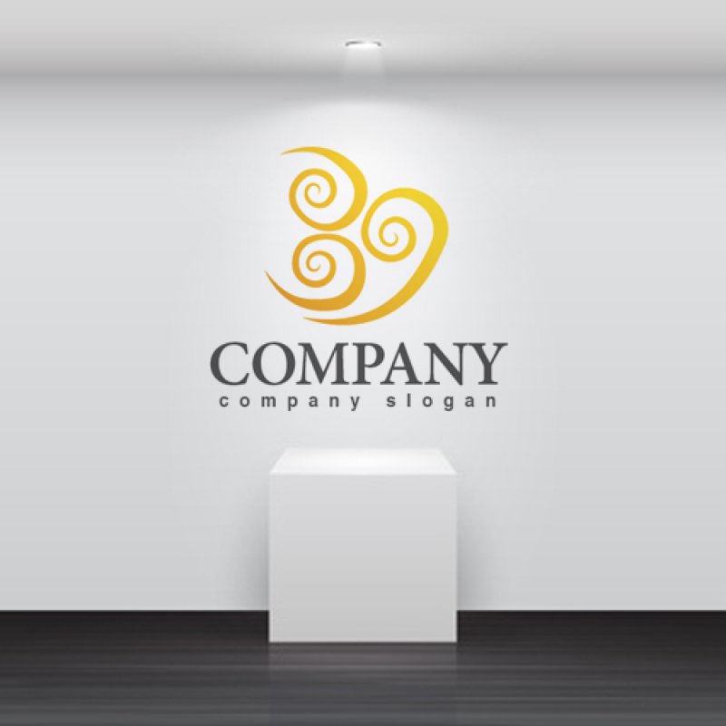 画像2: 3・9・数字・渦・ロゴ・マークデザイン2065 (2)