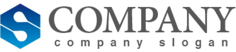 画像5: S・六角形・ナット・アルファベット・グラデーション・ロゴ・マークデザイン2086 (5)