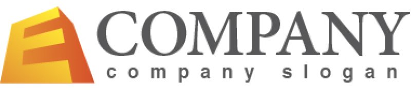 画像5: E・ビル・巨大・上昇・グラデーション・アルファベット・ロゴ・マークデザイン2097 (5)