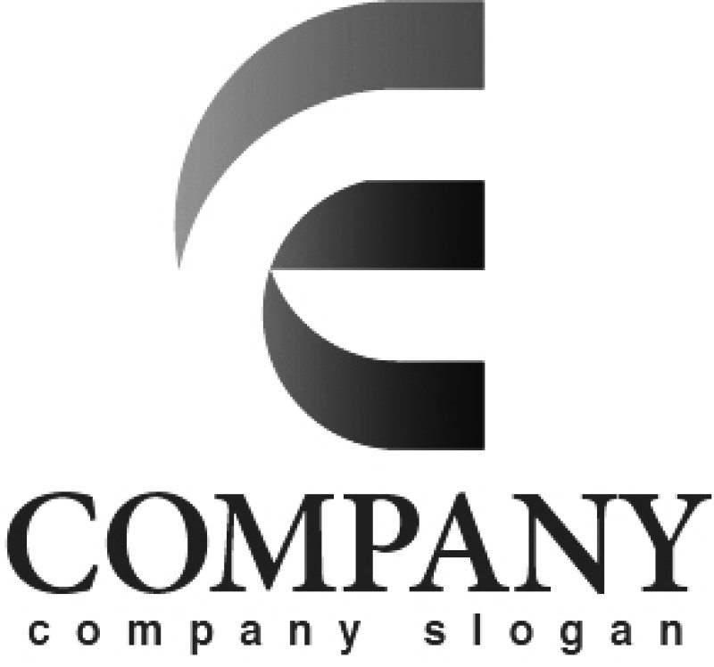 画像4: E・曲線・プラグ・アルファベット・ロゴ・マークデザイン2101 (4)