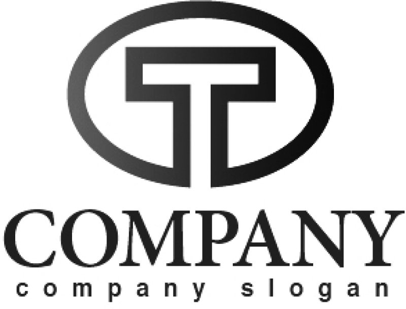 画像4: T・楕円・線・輪・アルファベット・グラデーション・ロゴ・マークデザイン2117 (4)