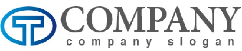 画像5: T・楕円・線・輪・アルファベット・グラデーション・ロゴ・マークデザイン2117 (5)