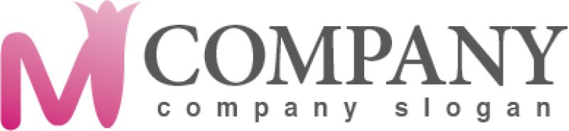 画像5: M・花・人・アルファベット・ロゴ・マークデザイン2119 (5)